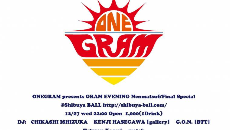 ONEGRAM presents GRAM EVENING