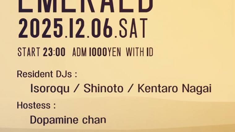 EMERALD -Final night of a regularly held party –